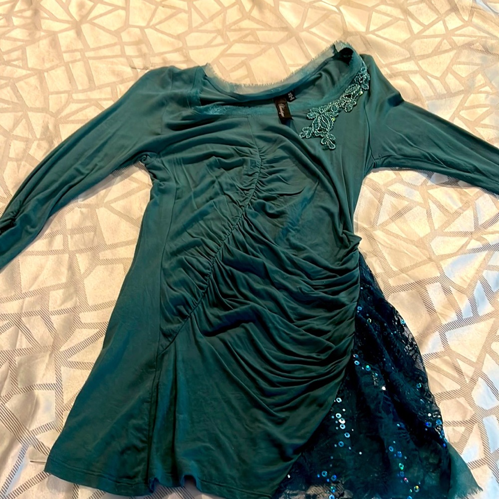 Green top with accents